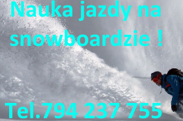 Nauka jazdy na desce / snowboardzie